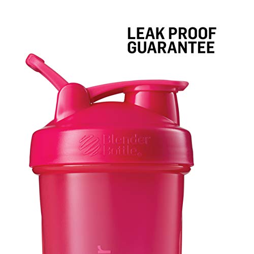 BlenderBottle Classic Shaker Bottle Perfect for Protein Shakes and Pre Workout, 20-Ounce (3 Pack), Teal and Plum and Cyan