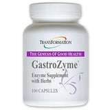 GastroZyme, Capsules #1 Practitioner Recommended - Uniquely Formulated with Enzymes and papaya leaf, rhodiola rosea Herbs- Soothes and relieves gastrointestinal discomfort Transformation Enzymes (100)