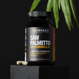Saw Palmetto Prostate Supplement for Men | Nettle Seed & Pumpkin Seed Oil Capsules for Potent 3X Formula | Ultimate Prostate & Bladder Support for Older Men | 2 Month Supply with 120 Male Pills