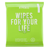 HyperGo Full-Body Rinse-Free Hypoallergenic Biodegradable Bathing Shower Wipes –All Natural, Refreshing Anytime Anywhere, Post Workout, Camping, Travel, Daily Life, 12”x12” X-Large Cucumber, Pack of 1