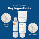 Kenkoderm Psoriasis Therapeutic Shampoo with 3% Salicylic Acid - 4 oz | 4 Bottles | Dermatologist Developed | Fragrance + Color Free