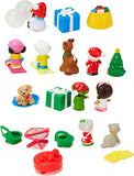 Fisher-Price Little People Advent Calendar, Set of 24 Christmas Figures and Accessories for Toddlers and Preschool Pretend Play