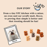 Bocce's Bakery Crispies Training Treats for Dogs, Wheat-Free Dog Treats, Made with Real Ingredients, Baked in The USA, All-Natural & Low Calories Training Treats, PB & Blueberry Recipe, 10 oz