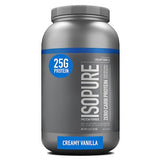 Isopure Protein Powder, Creamy Vanilla Whey Isolate with Vitamin C & Zinc for Immune Support, 25g Protein, Zero Carb & Keto Friendly, 44 Servings, 3 Pounds (Packaging May Vary)