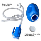 Portable Urinals for Men Spill Proof 2000 ml 68 oz Urine Bottles for Men 63" Long Tube Urinals for Men Urine Jug Pipe with Lid Pee Bottles for Men for Hospital Incontinence Elderly Travel Car Truckers