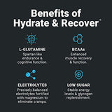 Wilderness Athlete - Hydrate & Recover | Liquid Hydration Powder Electrolyte Drink Mix - Recover Faster with Bcaas - Hydrate Powder with 1000mg of Vitamin C - 30 Serving Tub (Strawberry Pomegranate)