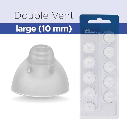 Replacements 10mm Double bass for Oticon (2 Pack)