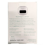 Bril UV-C Toothbrush Sanitizer, Portable Sterilizer, Cover, Holder, and Case for Any Size Toothbrush, White