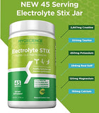 MYOXCIENCE Electrolyte Stix | Real Salt, Electrolytes, Magnesium Potassium Plus Taurine and Creatine (Lemon Lime Jar)