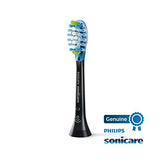 Philips Sonicare Genuine C3 Premium Plaque Control Replacement Toothbrush Heads, 4 Brush Heads, Black, HX9044/95
