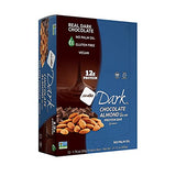 NuGo Dark Chocolate Almond with Sea Salt, 12g Vegan Protein, 200 Calorie, Gluten Free