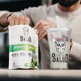 Salud 2-in-1 Hydration and Immunity Electrolytes Powder, Cucumber Lime - 15 Servings, Agua Fresca Drink Mix, Elderberry, Dairy & Soy Free, Non-GMO, Gluten Free, Vegan, Low Calorie, 1g of Sugar