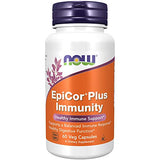 NOW Supplements, EpiCor® Plus Immunity with Vitamin C, Healthy Immune Support*, 60 Veg Capsules