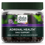 Gaia Herbs Adrenal Health Daily Support - with Ashwagandha, Holy Basil & Schisandra - Herbal Supplement to Help Maintain Healthy Energy and Stress Levels - 180 Liquid Phyto-Capsules (180 Count)