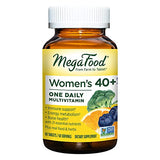 MegaFood Women's 40+ One Daily Multivitamin for Women with Vitamin B12, Vitamin B6, Vitamin C, Vitamin D, Zinc & Iron – Plus Real Food - Immune Support - Bone Health - Non-GMO - Vegetarian - 60 Tabs