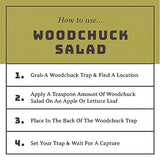 Woodchuck Salad 8 Ounce | Long Lasting Paste & Highly Attractive for Groundhogs Woodchucks & Rabbits | Strong Garden Vegetable Scent