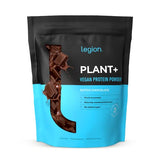 LEGION Plant+ Vegan Protein Powder, Chocolate - Rice and Pea, Plant Based Protein Blend. Gluten Free, GMO Free, Naturally Sweetened and Flavored, 20 Servings, (Chocolate)