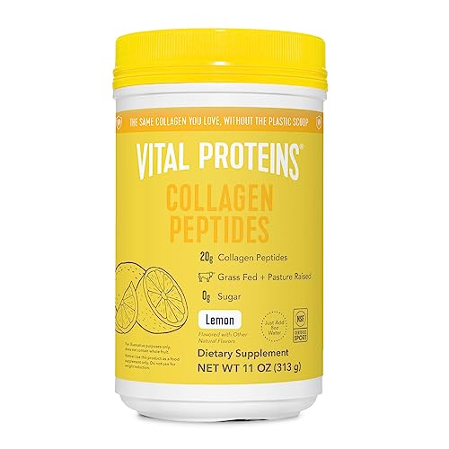 Vital Proteins Collagen Peptides Powder, Promotes Hair, Nail, Skin, Bone and Joint Health, Lemon 11 Ounce