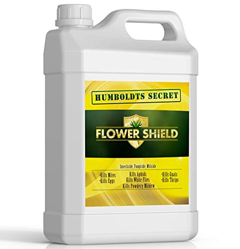 Humboldts Secret Flower Shield – Powerful Insecticide – Pesticide – Miticide – Fungicide – Bug Spray – Spider Spray – Plant and Flower Protection – Healthy Treatment for Pests and Fungus (1 Gallon)