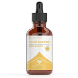 Mood Support Supplement | May Help to Improve Mood, Reduce Stress, Enhance Cognitive Function & More | Stress Relief Supplement | L Theanine | Lions Mane Supplement | L Theanine Supplement | 1 fl oz