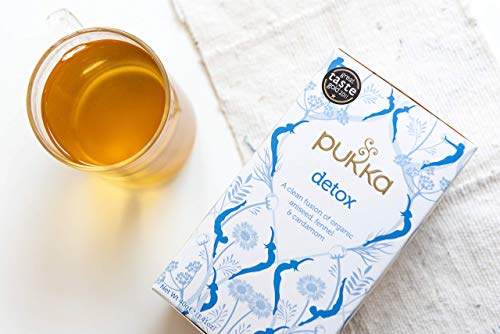 Pukka Organic Detox Tea with Aniseed, Fennel & Cardamom Perfect for Inner Reset, 20 Count (Pack of 6) 120 Herbal Tea Bags