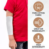 Evridwear Eczema Arm or Leg Sleeves, 5 Pairs Pure Cotton Fabric Prevent Scratching and Rubbing Eczema Skin Diseases Diabetes for Children Adults(XS)