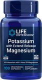 Life Extension 99mg Potassium with Extend-Release Magnesium 250mg, 100 Veg Caps - Gluten-Free – Non-GMO – Vegetarian Supplement for Men and Women - Dual-Action Mineral Formula