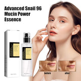 Advanced Snail Mucin 96% Power Repairing Essence, Snail Mucin 96% - Anti-Aging Serum, With Snail Secretion Filtrate For Dull And Damaged Skin, Anti-Aging & Discoloration Correcting(100ml/2 PCS)