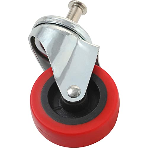 Online Best Service 6 Pack Heavy-Duty 2.5" Swivel Caster Wheel Creeper Service Cart Stool Post Mount