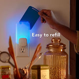Raid Essentials Flying Insect Light Trap Starter Kit, 2 Plug-In Devices + 2 Cartridges, Featuring Light Powered Attraction