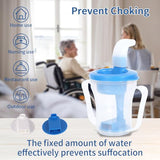 Ehucon Dysphagia Regulating Drinking Cup for Swallowing and Disorders People,Dispenses 5cc or 10cc of Liquid Each Time,No Thickener is Used.Helps to Prevent Choking