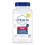 Citracal Maximum Plus Highly Soluble, Easily Digested, 630 mg Calcium Citrate With 1000 IU Vitamin D3, Bone Health Supplement for Adults, Caplets, 180 Count