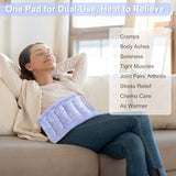 SuzziPad Lavender Microwave Heating Pad for Pain Relief, 7x18'' Microwavable Heat Pad for Cramps, Muscle Ache, Joints, Aromatherapy Moist Heat Pack Microwavable, 2 Pack