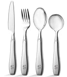 Special Supplies Premium Stainless Steel Weighted Silverware for Parkinson's Patients- Weighted Utensils for Tremors and Parkinson's Patients-Wide Non-Slip Grip, Easy to Clean - Flatware for Elderly