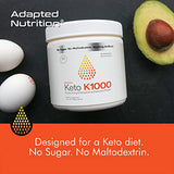 Hi-Lyte Keto K1000 Electrolyte Powder | Orange | Hydration Supplement Drink Mix | Boost Energy & Beat Leg Cramps | No Maltodextrin or Sugar | 50 Servings