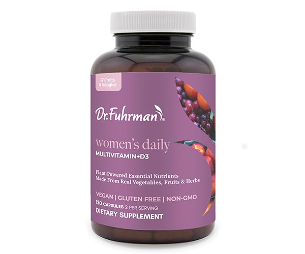 Dr. Fuhrman Women's Daily Multivitamin (Vegan) - 120 Capsules Multivitamin for Women