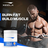 XEELA Pre Workout - Clean & Tested - Jitter Free, Safe, and Natural - Increase Thermogenic Energy, Focus, and Endurance w/Creatine, Organic Caffeine, and Plant Based Citrulline (Mango Candy)