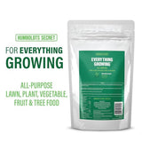 Humboldts Secret Everything Growing Plant Food 20-20-20 Plant Fertilizer - Balanced Blend of Nitrogen, Phosphorus, Potassium, and Kelp - for Lawns, Gardens, Fruit Trees and House Plants (2 lb)