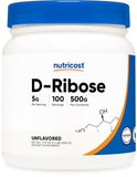 Nutricost D-Ribose Powder 500 Grams - 5000mg Per Serving, Non-GMO (500 Grams)