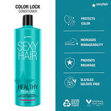 SexyHair Healthy Color Lock Color Conserve Conditioner, 33.8 Oz | Color Safe | SLS and SLES Sulfate Free | All Hair Types