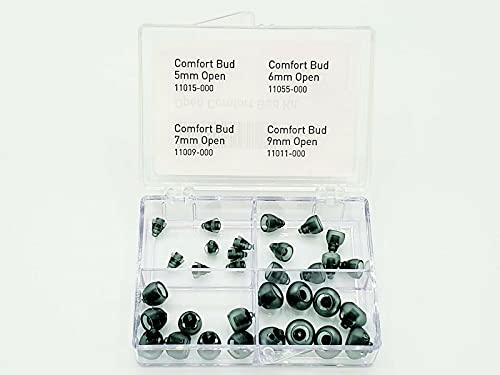 Starkey Hearing Aid Domes Comfort Ear Buds Opean/Vented Variety Pack (32 Domes)