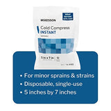 McKesson Cold Compress, Instant Cold Pack, Disposable, 5 in x 7 in, 1 Count, 24 Packs, 24 Total