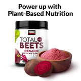 Force Factor Total Beets Organic Beetroot Powder Superfood to Boost Daily Nutrition, USDA Organic, Vegan, Gluten-Free, and Non-GMO Beet Supplement, Unflavored, 90 Servings