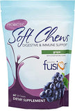 Bariatric Fusion Probiotic Soft Chews | Grape Flavor Chewy Bariatric Vitamin | 10 Billion CFU | Bacillus Coagulans | Support Digestive & Immune Health | 60 Count