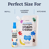 Miss Mouth's Messy Eater Stain Treater - 16oz Refill - Newborn & Baby Essentials - No Dry Cleaning Food, Grease, Coffee Off Laundry, Underwear, Fabric