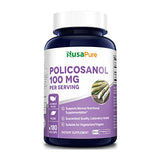 NusaPure Policosanol 100mg 180 Veggie Capsules (Vegan, Non-GMO & Gluten-Free)