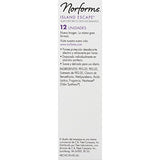 Norforms Feminine Deodorant Suppositories | Long Lasting Odor Control | Island Escape | 12 Count | Pack of 24