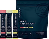 CYMBIOTIKA Pure Hydration Electrolytes Powder Drink Mix with Vitamin C & Magnesium, Keto Friendly Electrolyte Hydration Packets, Variety Pack, Lemon, Lychee & Watermelon, 7 Each, 21 Stick Packets