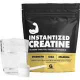 Instantized Creatine Monohydrate Gains in Bulk, Worlds First 100% Soluble Creatine for Strength, Performance, and Muscle Building… (30 Servings)