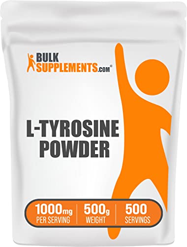 Pure L-Tyrosine Powder – Non-Essential Amino Acid, Gluten-Free, 1000mg/Serving (1kg)